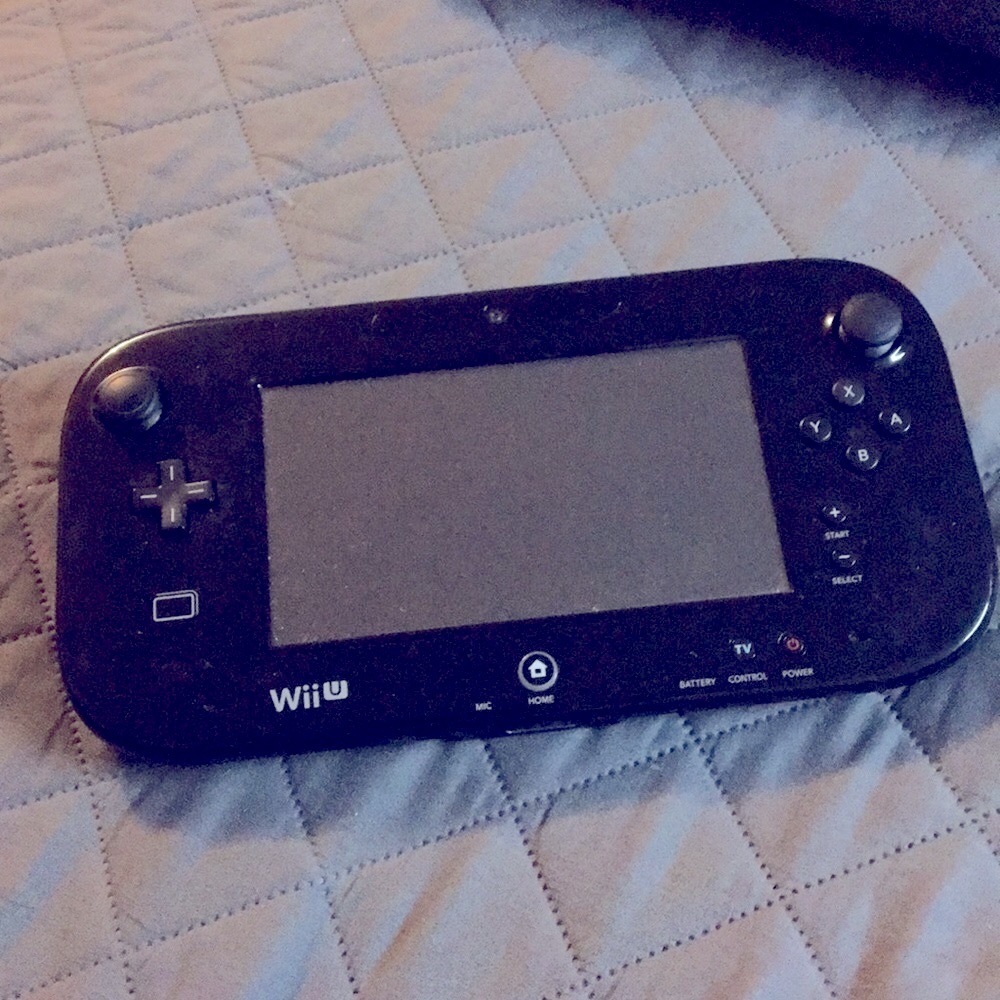 WiiU consul,game pad,charger,Mario3D World,sensor.